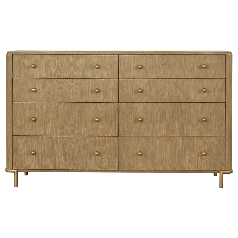 Pemberly Row 4-Piece Queen Bedroom Set in Cream and Sand Wash