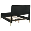 Pemberly Row 4-Piece Eastern King Bedroom Set in Cream and Black