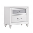 Pemberly Row 5-Piece California King Crystal Bedroom Set in White