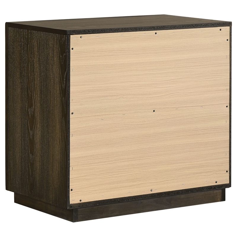Pemberly Row 4-Piece Queen Panel Bedroom Set in Dark Oak and Gray