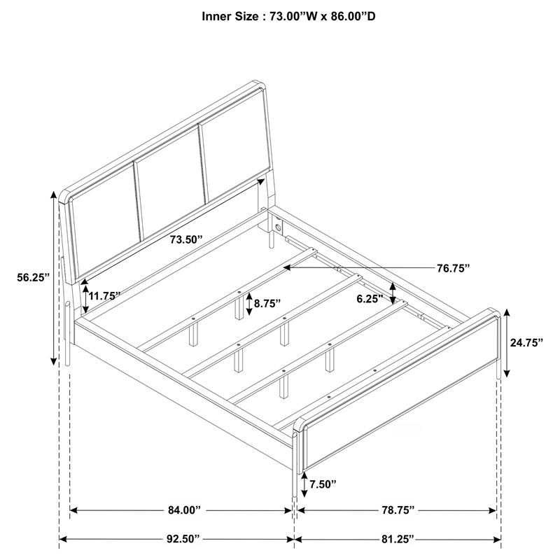 Pemberly Row 5-Piece California King Bedroom Set in Cream and Sand Wash