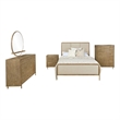 Pemberly Row 5-Piece California King Bedroom Set in Cream and Sand Wash