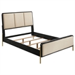 Pemberly Row 5-Piece Eastern King Bedroom Set in Cream and Black