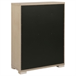 Pemberly Row Contemporary 5-Drawer Chest of Drawers in Light Elm