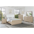 Pemberly Row 5-Piece Eastern King Bedroom Set in Light Elm Finish