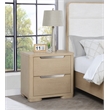 Pemberly Row 2-Drawer Nightstand Bedside Table in Light Elm Finish