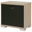 Pemberly Row 2-Drawer Nightstand Bedside Table in Light Elm Finish