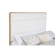 Pemberly Row 56-Inch Eastern King Boucle Panel Bed in Light Elm