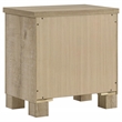 Pemberly Row 2-Drawer Nightstand Bedside Table in Weathered Oak