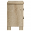 Pemberly Row 2-Drawer Nightstand Bedside Table in Weathered Oak