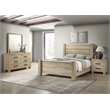 Pemberly Row 4-Piece Eastern King Bedroom Set in Weathered Oak