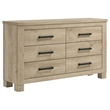 Pemberly Row 4-Piece Eastern King Bedroom Set in Weathered Oak