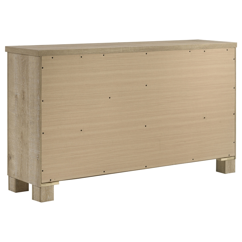Pemberly Row 4-Piece Eastern King Bedroom Set in Weathered Oak