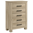 Pemberly Row 5-Piece California King Bedroom Set in Weathered Oak