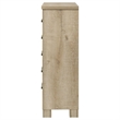 Pemberly Row 5-Drawer Chest of Drawers in Weathered Oak Finish
