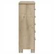 Pemberly Row 5-Drawer Chest of Drawers in Weathered Oak Finish