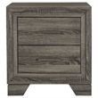 Pemberly Row 4-Piece Eastern King Bedroom Set in Brown Oak Finish