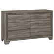 Pemberly Row 5-Piece Eastern King Bedroom Set in Brown Oak Finish