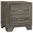 Pemberly Row 4-Piece Queen Upholstered Bedroom Set in Brown Oak
