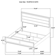 Pemberly Row 5-Piece Eastern King Bedroom Set in Walnut Finish