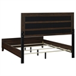 Pemberly Row 5-Piece Eastern King Bedroom Set in Walnut Finish