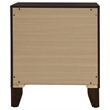 Pemberly Row 2-Drawer Nightstand Bedside Table in Walnut Finish