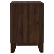Pemberly Row 2-Drawer Nightstand Bedside Table in Walnut Finish