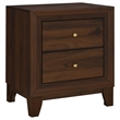 Pemberly Row 5-Piece Queen Upholstered Bedroom Set in Walnut