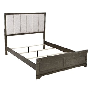 Pemberly Row 59-Inch California King Panel Bed in Dark Cocoa