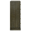 Pemberly Row 5-Drawer Bedroom Chest with Brass Knobs in Dark Cocoa