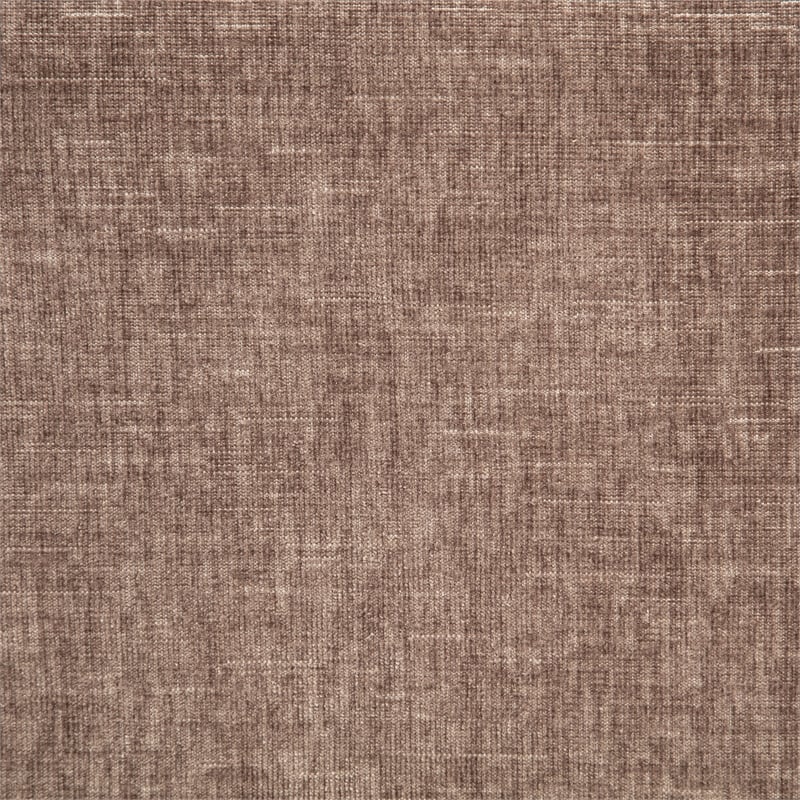 Pemberly Row Upholstered California King Flame Visualizer Bed in Brown