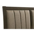 Pemberly Row 51-Inch Upholstered California King Bed in Dark Cocoa