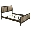 Pemberly Row 4-Piece California King Upholstered Set in Dark Cocoa