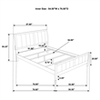 Pemberly Row 5-Piece Full Upholstered Bedroom Set in Dark Cocoa
