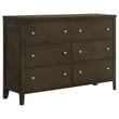 Pemberly Row 5-Piece Full Upholstered Bedroom Set in Dark Cocoa