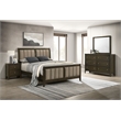 Pemberly Row 4-Piece Queen Upholstered Bedroom Set in Dark Cocoa