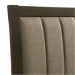 Pemberly Row 5-Piece Twin Upholstered Bedroom Set in Dark Cocoa