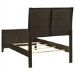 Pemberly Row 5-Piece Twin Upholstered Bedroom Set in Dark Cocoa