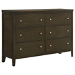 Pemberly Row 5-Piece Twin Upholstered Bedroom Set in Dark Cocoa