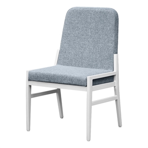 Pemberly Row Upholstered Aluminum Outdoor Side Chair in Buff