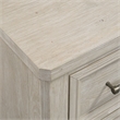 Pemberly Row Transitional Solid Spruce Wood Nightstand in Washed Linen