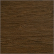 Pemberly Row Rubberwood Beveled Bedroom Dresser Mirror in Walnut