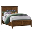 Pemberly Row Solid Rubberwood Full Standard Youth Bed in Tuscan
