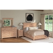 Pemberly Row Solid Wood Select Hardwood Bedroom Nightstand in Wheat