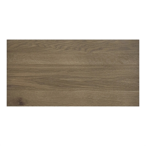 Pemberly Row Oak Veneer Extension Dining Table with 5 Leaves in Sandbar Oak