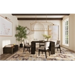 Pemberly Row Stackable Upholstered Dining Chair in Reclaimed Chevron