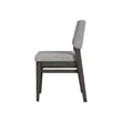 Pemberly Row Stackable Upholstered Dining Chair in Reclaimed Chevron