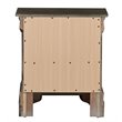 Pemberly Row Modern 2 Drawer Nightstand in Engineered Wood -Gray Finish