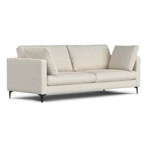 Pemberly Row 90&quot Sofa with Performance Fabric Upholstery in Cream