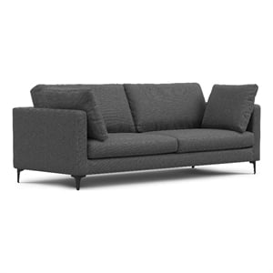 Pemberly Row 90&quot Sofa with Performance Fabric Upholstery in Pebble Grey